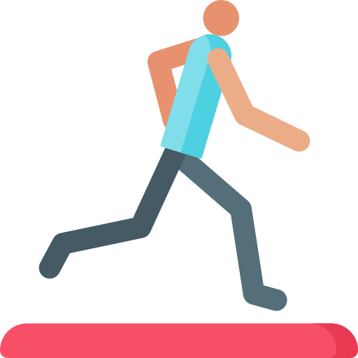 two people exercising together