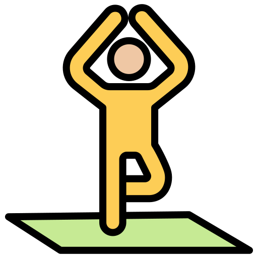 person performing balance exercises