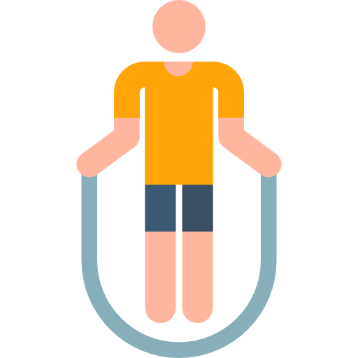 person jumping rope