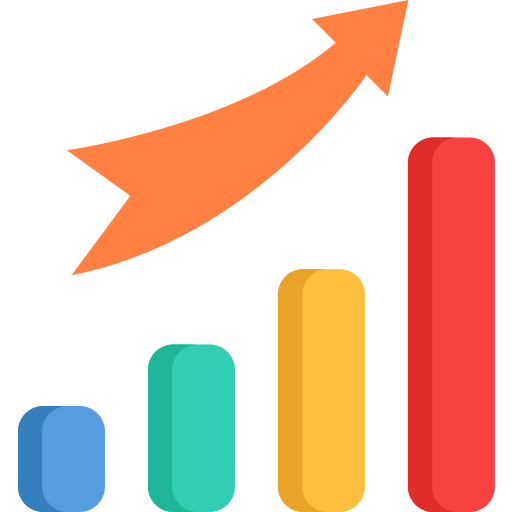 graph showing progress